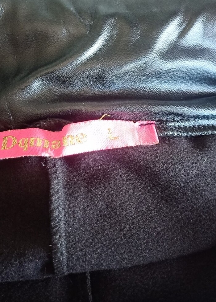 Dqmane kışlık deri tayt - Görsel 4