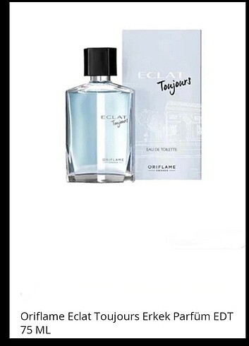 Eclat taujours erkek parfümü 75 ml.