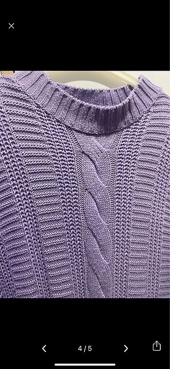 xl Beden mor Renk Triko tunik Meri store