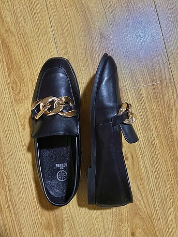 36 Beden siyah Renk Loafer