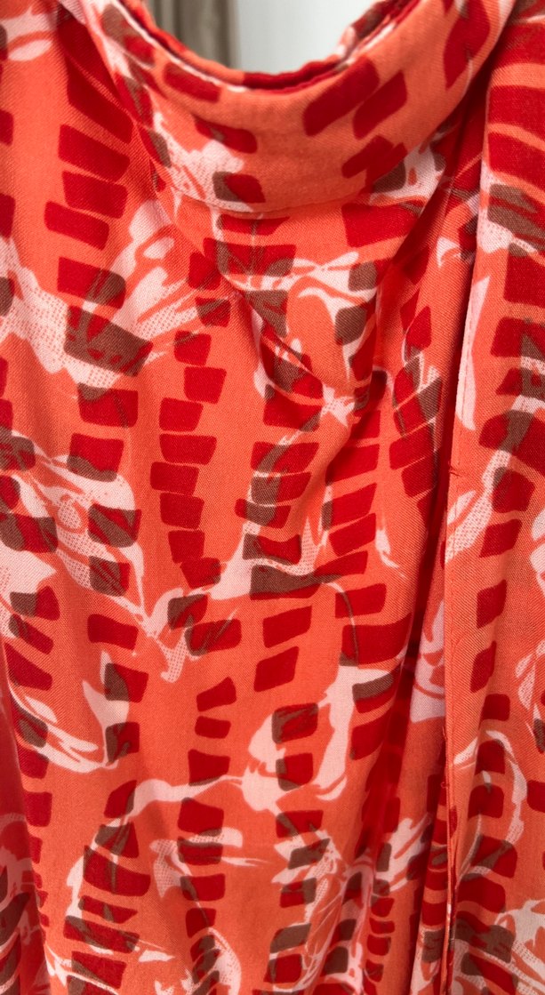 Renkli Desenli Midi Kadın Etek - Görsel 4