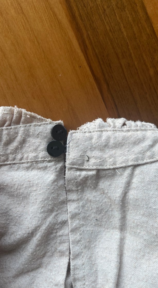 Nakışlı Bohem Kadın Keten Bluz - Görsel 3