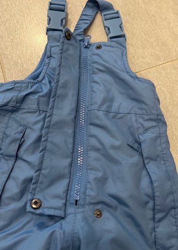 Çocuk Mavi Fermuarlı Tulum - Görsel 2