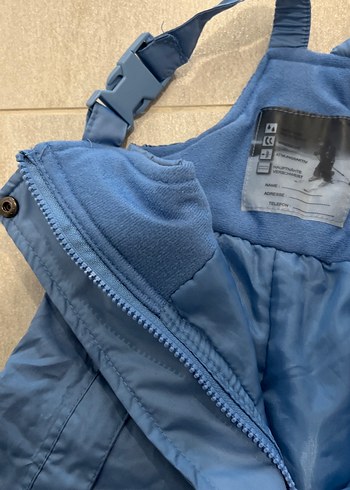 Çocuk Mavi Fermuarlı Tulum - Görsel 8