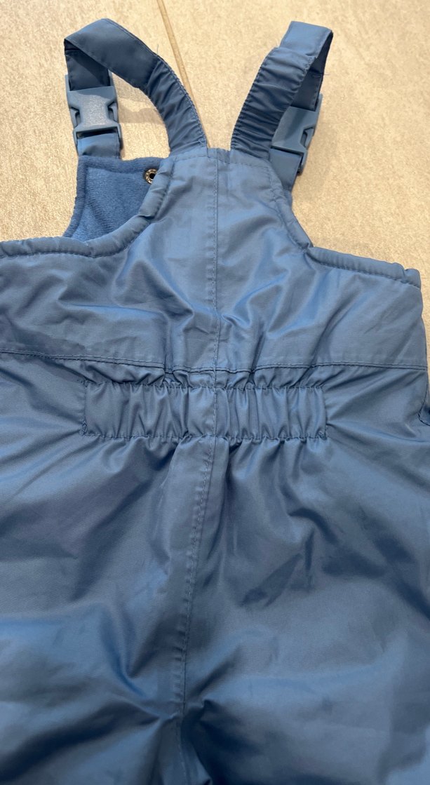 Çocuk Mavi Fermuarlı Tulum - Görsel 5