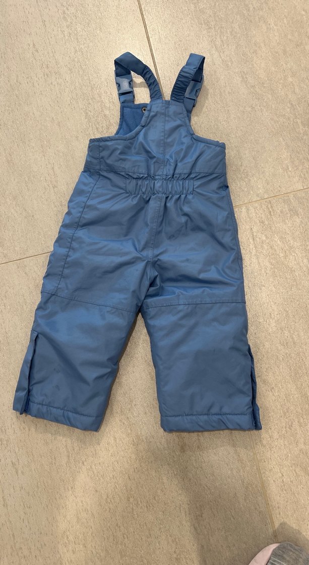 Çocuk Mavi Fermuarlı Tulum - Görsel 4