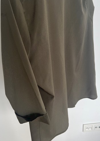 Haki şifon bluz - Görsel 6