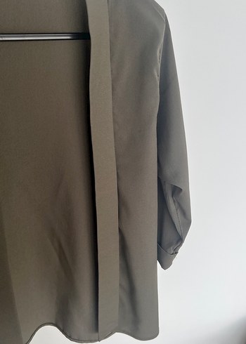 Haki şifon bluz - Görsel 2