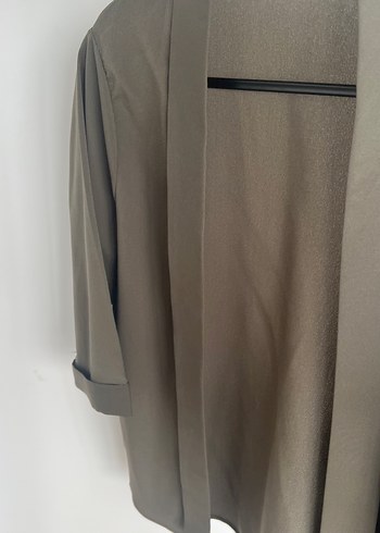 Haki şifon bluz - Görsel 3