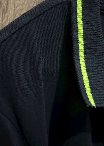 Fermuarlı Siyah Erkek Polo Tişört - Görsel 4