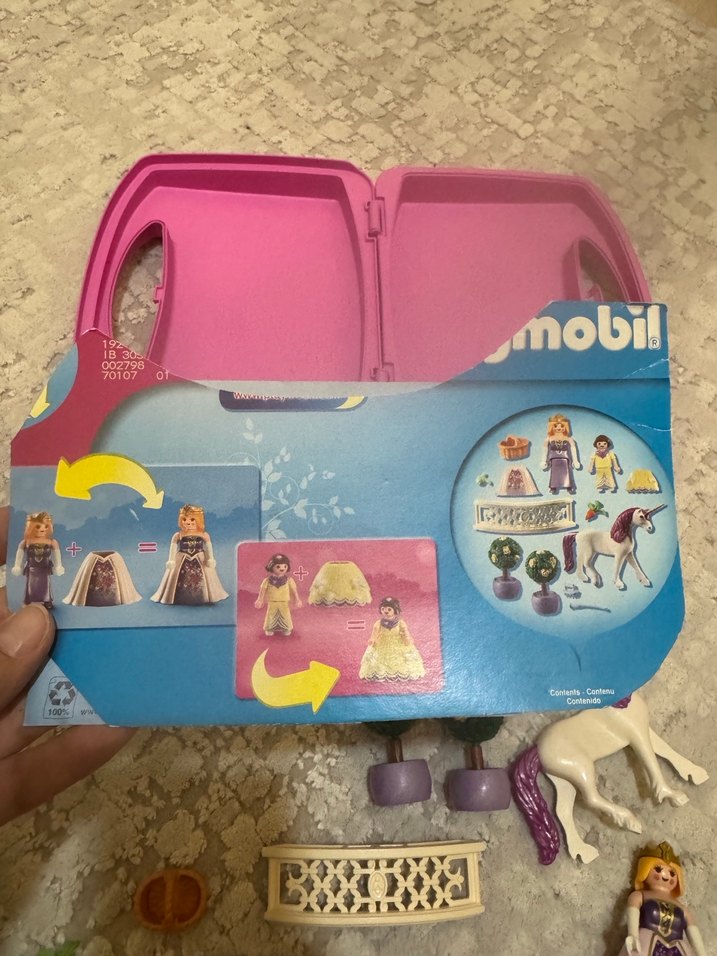 Playmobil Pastel Pembe Oyuncak Seti ve Taşıma Kutusu - Görsel 2
