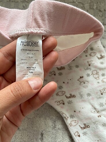 6-9 Ay Beden Hello baby 9 ay kız eşofman altı