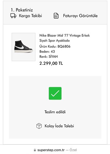 NİKE BLAZER MİD 77 VİNTAGE BLACK
