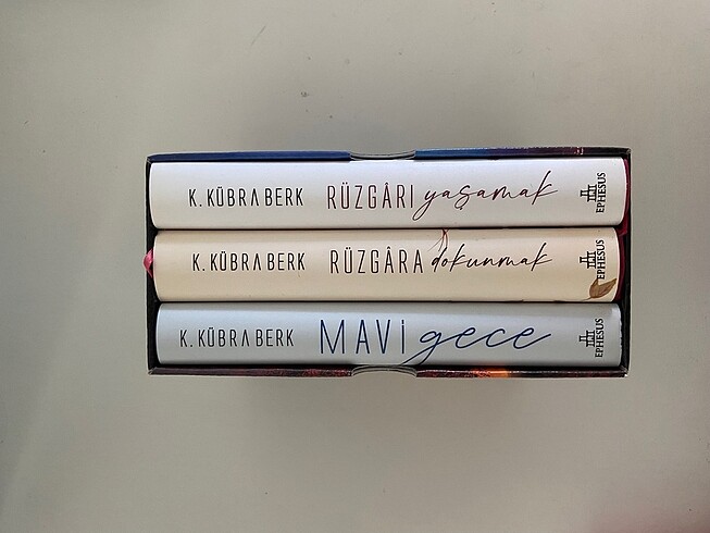 ephesus yayınları cildli 3 kitap set rüzgarı yaşamak rüzgara dok