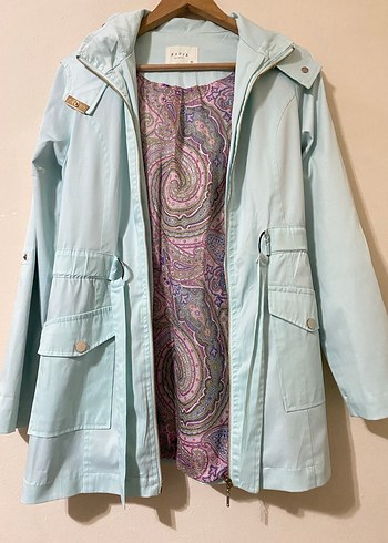 Kız Yağmurluk Fermuarlı Cep Detaylı - Görsel 2