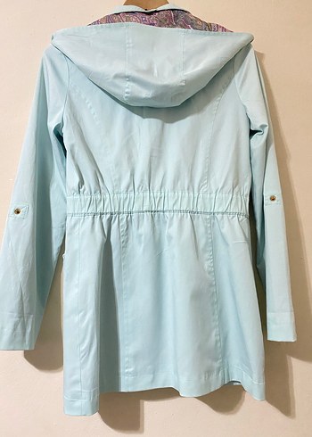 Kız Yağmurluk Fermuarlı Cep Detaylı - Görsel 3