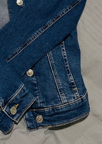 Mavi Düğmeli Denim Ceket - Görsel 5