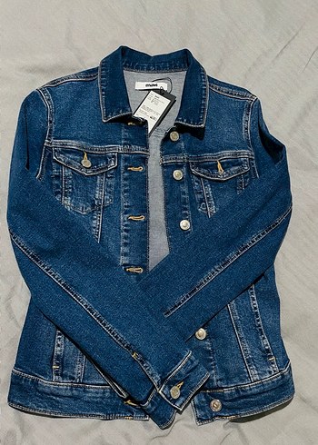 Mavi Düğmeli Denim Ceket - Görsel 2
