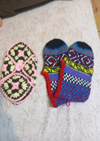 Kahverengi Örgü Kadın Bere - Görsel 7