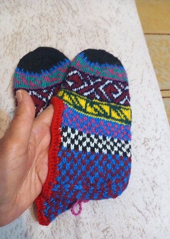 Kahverengi Örgü Kadın Bere - Görsel 8