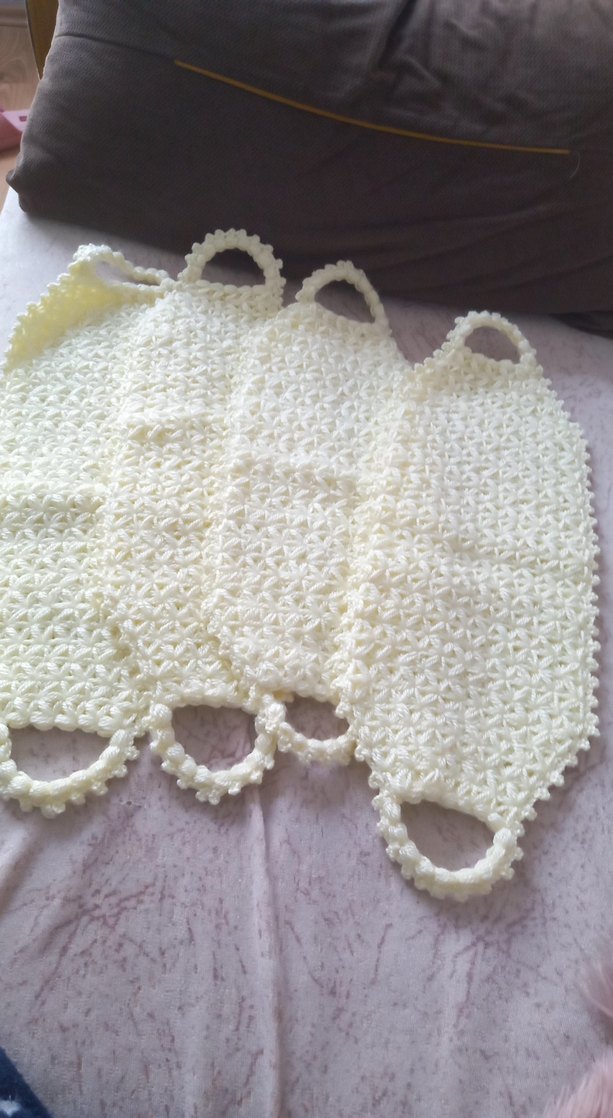 Beyaz Örgü Banyo Süngeri tene fiyatı - Görsel 3