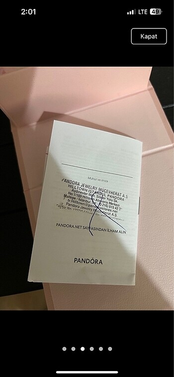  Beden Pandora