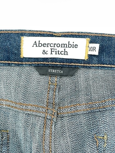38 Beden mavi Renk Abercrombie & Fitch Jean / Kot %70 İndirimli.