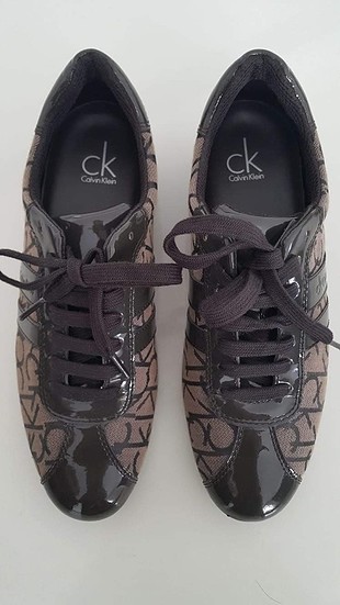 Calvin Klein ayakkabı 39 numara kahverengi ORJİNAL iki defa kull