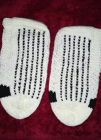 Atatürk Portreli Örme Patik - Görsel 8