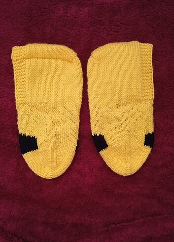 Atatürk Portreli Örme Patik - Görsel 9