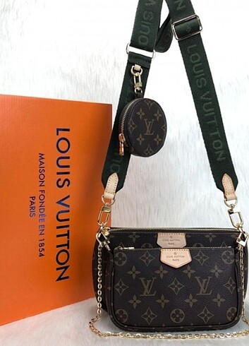 LOUİS VUİTTON MULTİ POCHETTE ACCESSOİRES YESİL