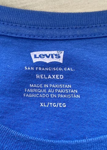 Levis Levi's Orijinal Mavi Erkek Kısa Kollu Tişört