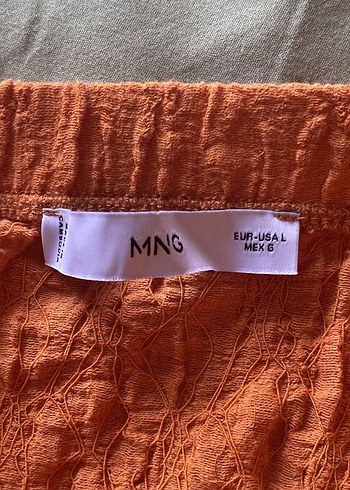 Mango Mango Turuncu Midi Etek