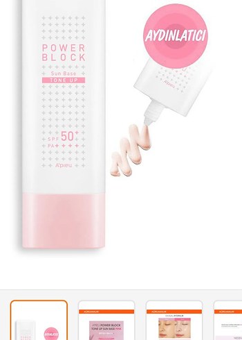 missha renkli Aydınlatıcı Güneş Koruyucu Krem SPF 50