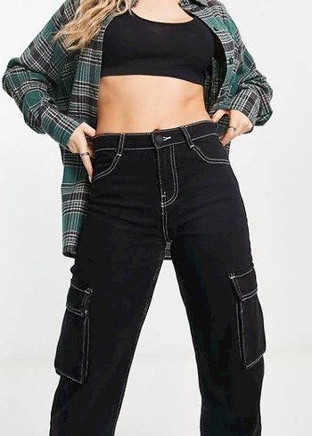 Bershka Bershka cargo Kadın Kot Pantolon