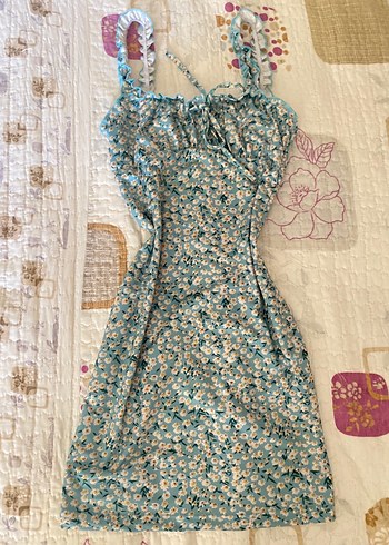 s Beden Bohem Midi Drapeli Strappy Elbise