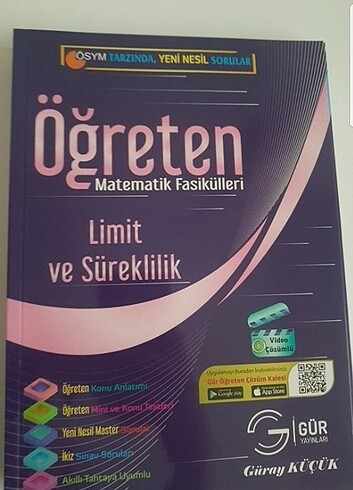  Öğreten 12.Sınıf Master Matematik Seti, Gür Yayınları 