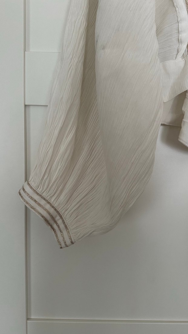 Püsküllü Nakışlı  Bohem Bluz - Görsel 4