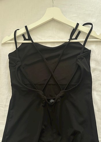 Siyah İnce Askılı Bodysuit