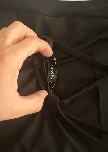 Trendyol & Milla Siyah İnce Askılı Bodysuit