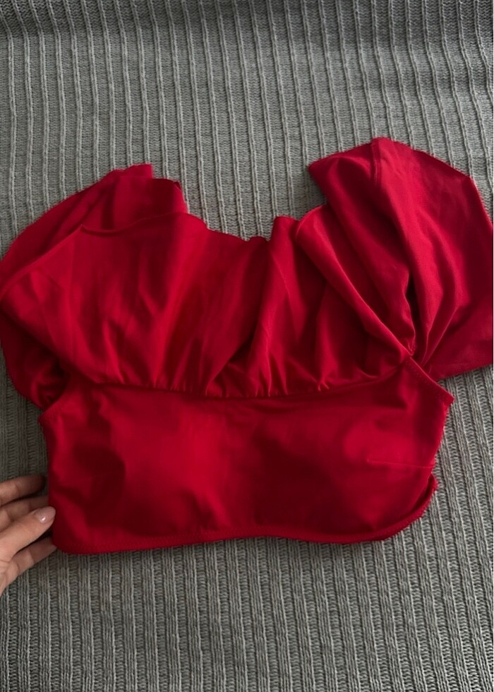 Dagi volanlı  bikini üstü - Görsel 4