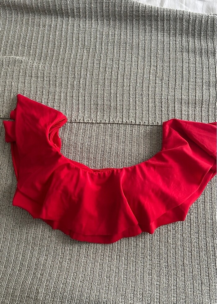 Dagi volanlı  bikini üstü - Görsel 2