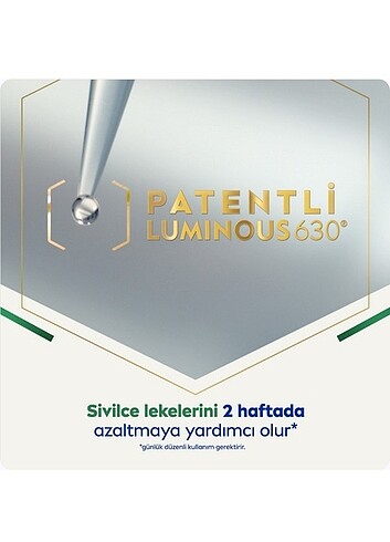  Beden Renk Nivea Luminous630 Anti Spot Serum