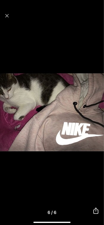 Nike Pembe reflektörlü sweat