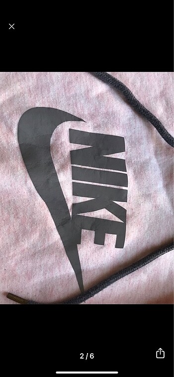 s Beden pembe Renk Nike Pembe reflektörlü sweat
