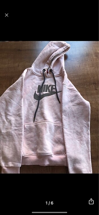 Nike Pembe reflektörlü sweat