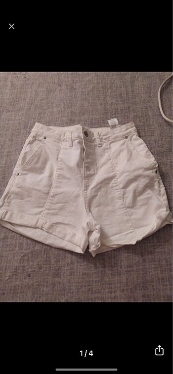 Beyaz addax kot pantalon
