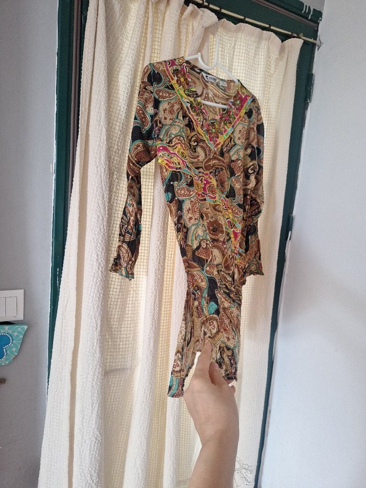 m beden india plaj kıyafeti  %100 cotton kumastir - Görsel 4