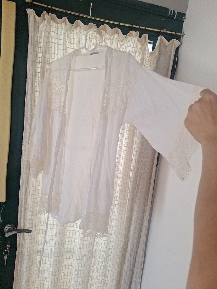 English home s beden plaj kıyafeti tamamen pamuklu kumastir - Görsel 4