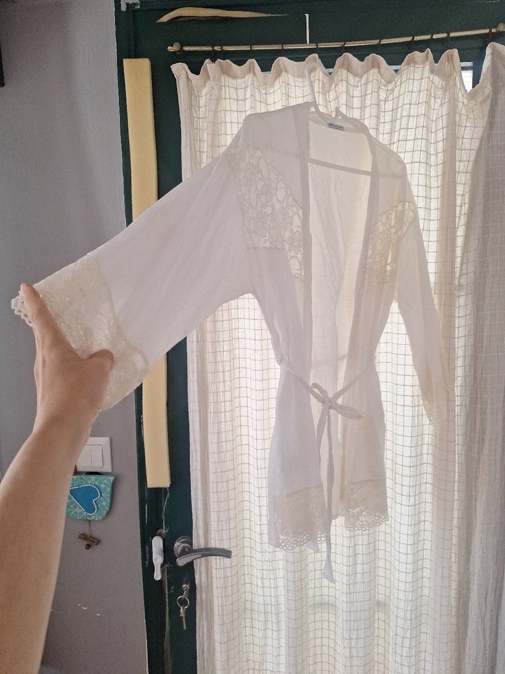 English home s beden plaj kıyafeti tamamen pamuklu kumastir - Görsel 3